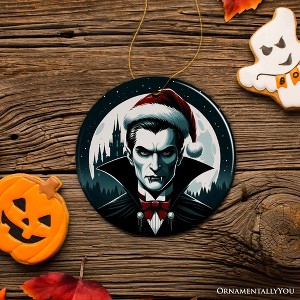 Midnight Terror Dracula Ornament, Sinister Holiday Keepsake and Halloween Tree Decor| OrnamentallyYou - 1 of 4