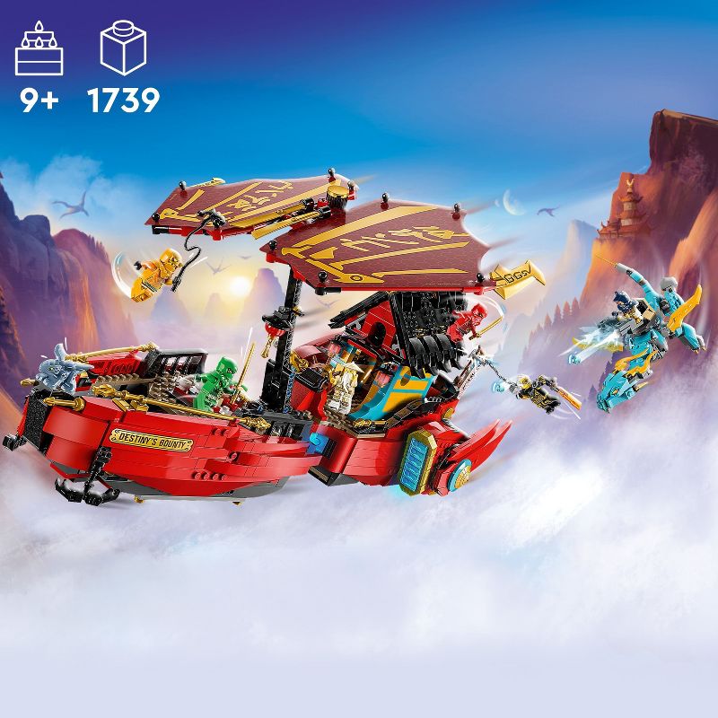 LEGO NINJAGO Destiny&#39;s Bounty &#8211; Race Against Time Dragon Building Toy 71797, 3 of 8