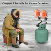 Costway 30,000 BTU Dual Head Tank Top Outdoor Heater with Adjustable Heat Settings - 3 of 4