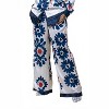 Women's Floral Co-ord Wide Leg Pants - SKIES ARE BLUE - 4 of 4