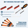 57 Piece Portable Tool Set, General Household Hand Kit with Plastic Toolbox Storage Case for Home Maintenance - 4 of 4