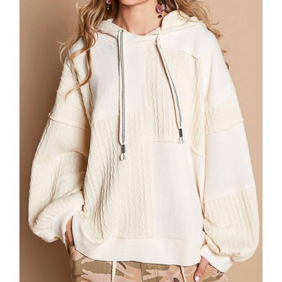 Women's Balloon Sleeve Cut Sew Sweater Knit Top - POL