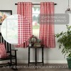Annie Buffalo Red Check Short Panel Set of 2 63x36  VHC Brands - 2 of 4
