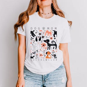 Simply Sage Market Dog Mom Social Club Short Sleeve Tee - 1 of 4