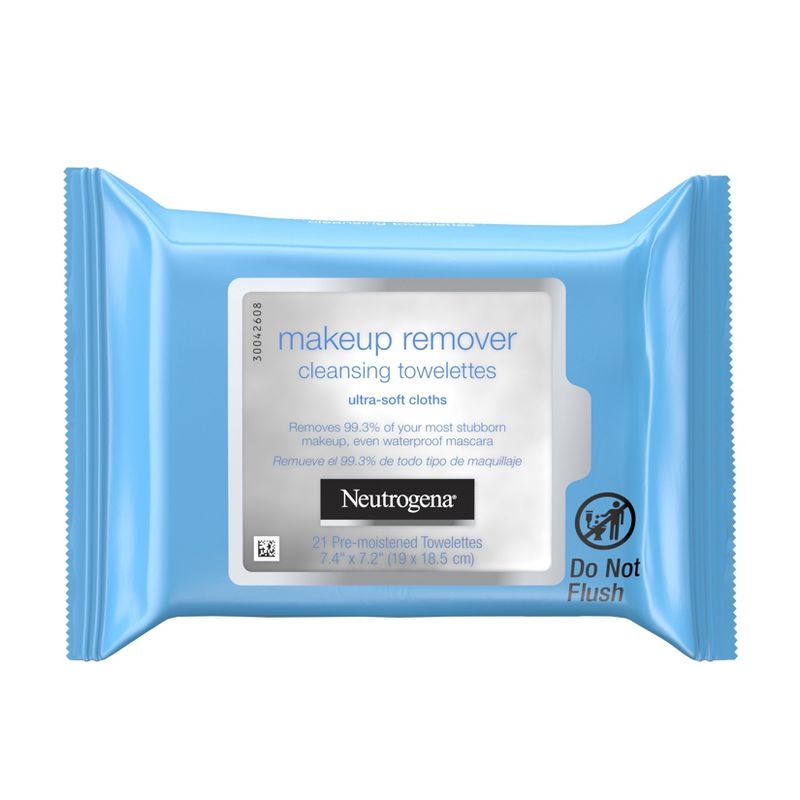 Neutrogena Makeup Remover Cleansing Facial Towelettes - 21 ct, 1 of 7