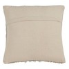 18" Moroccan Pillow Down Filled Natural - SARO Lifestyle: Contemporary Cotton Decorative Pillow with Removable Cover - 2 of 4