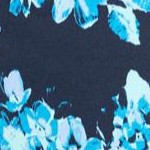 navy watercolor floral