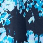 navy watercolor floral