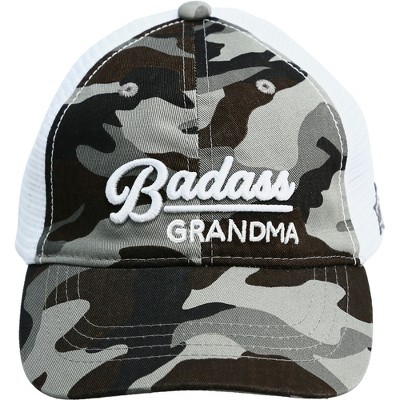 Pavilion Gift Company - Grandma - Gray Camo Adjustable Mesh Hat - Hats
