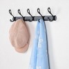 Unique Bargains Mudroom Bathroom Coat Hat Towel Robes Zinc Alloy Wall Mounted Hooks - image 2 of 4