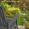 Arceso Outdoor Rocking Chair, HDPS Poly Rocking Chair, All Weather Resistant Plastic Outdoor Indoor Porch Rocker, Heavy Duty Rocker for Patio,  Garden - 4 of 4