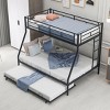 Streamdale Twin Over Full Bed With Sturdy Steel Frame, Bunk Bed With Twin Size Trundle, Two-Side Ladders - 3 of 4