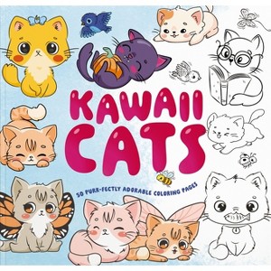Kawaii Cats - by  Editors of Cider Mill Press (Paperback) - 1 of 1
