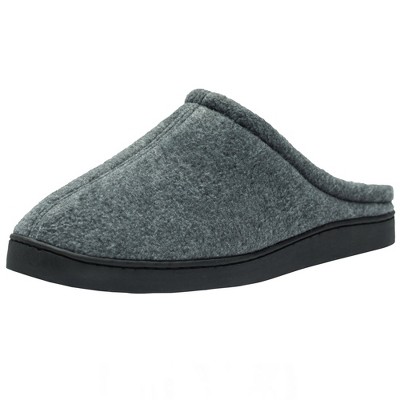 Alpine Swiss Peter Mens Memory Foam Wide Fleece Clog Slippers Slip On ...