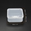 Unique Bargains Square Storage Container with Hinged Lid for Craft 12 Pcs - 2 of 4