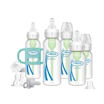 Dr. Brown's Anti-Colic Options+ Baby Bottle Essentials & Sippy Spout Gift Set - 0-6m