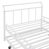 NicBex Metal Twin Size Daybed with Curved Handle Design and Twin Size Trundle for Bedroom,Living Room - 4 of 4