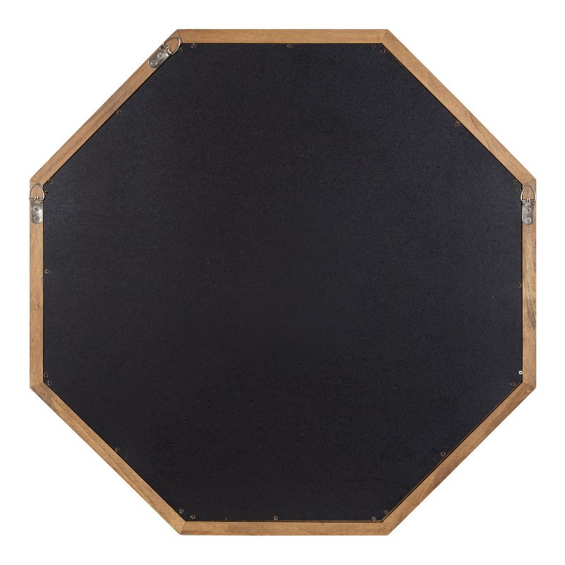 24&#34; x 24&#34; Hogan Framed Octagon Decorative Wall Mirror Rustic Brown - Kate &#38; Laurel All Things Decor, 5 of 8