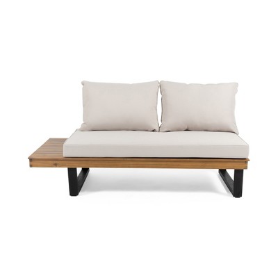 Maggift Patio Seating Sets Outdoor, Featuring Unique Design, Ideal for Chats, Perfect for Gardens, Living Spaces, Beige, 64.25"*31.5"*29.25"