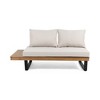 Maggift Patio Seating Sets Outdoor, Featuring Unique Design, Ideal for Chats, Perfect for Gardens, Living Spaces, Beige, 64.25"*31.5"*29.25" - 4 of 4