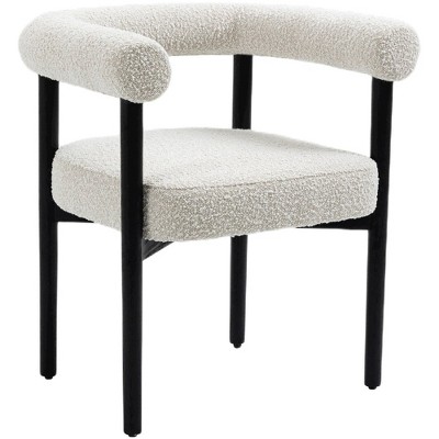 Meridian Furniture,Hyatt Boucle Fabric Dining Chair