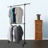 Home Basics 2 Tier Expandable Garment Rack, Black - image 4 of 4