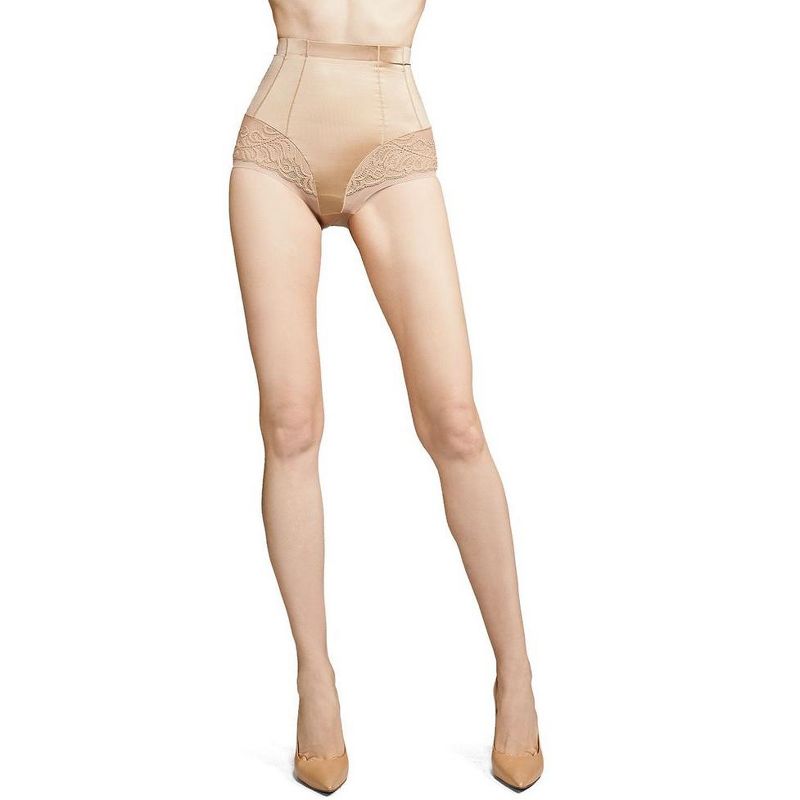Natori Feathers High-Waisted Control Top Briefs Nude, 4 of 5