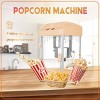 SEVOBAL Popcorn Poppers Tabletop Popcorn Maker with Stainless Steel Kettle Measuring Tools for Movie Nights, Orange, 12.01"*11.22"*16.93" - 3 of 4