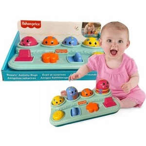 Fisher-Price Brilliant Basics Boppin' Activity Bugs, Pop-Up Infant Toy - 1 of 4