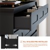 SOLACE FURNITURE 9 Drawers Dresser for Bedroom, 63" Wide Modern Dressers & Chest of Drawers with Pre-installed Slide - 3 of 4