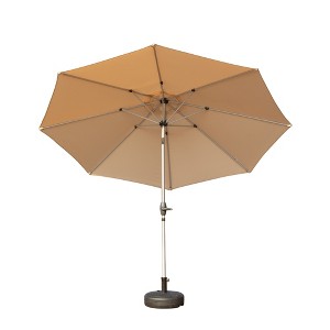 CLIHOME 10FT Outdoor Patio Umbrella with Push Button Tilt and Crank,UV Protection Waterproof Sun Umbrella(Base Not Included) - 1 of 4
