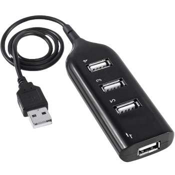 USB 2.0 Hi-Speed 4-Port Splitter Hub For PC Notebook High Speed Computer