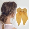 Unique Bargains Bow Ribbon French Barrette Hair Clips 1 Pc - 2 of 4