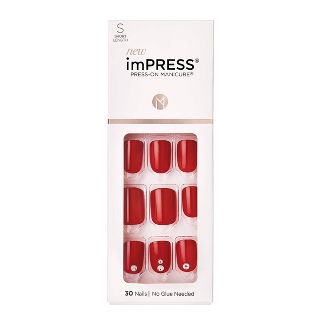 Kiss imPRESS Press-On Manicure Fake Nails - Kill Heels - 30ct