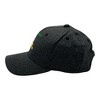 Naughty List Nice List Tried My Best Hat Funny Sarcastic Christmas Graphic Novelty Cap - Crazy Dog Hat Black Standard - 3 of 4