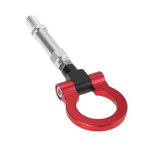 Unique Bargains Red Bumper Trailer Ring Eye Towing Tow Hook Screw for Volkswagen Golf 10.16"x2.36" - 1 of 4