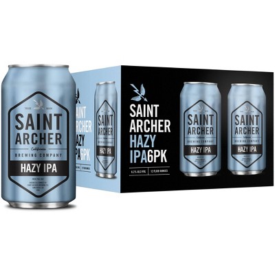 Saint Archer Hazy IPA Beer - 6pk/12 fl oz Cans