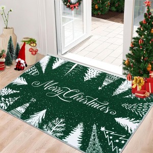 Coucheta Area Rug, Christmas Rug for Living Room, Washable Non Slip Rugs, Winter Home Decor, Soft Stain Resistant Holiday Rugs for Bedroom - 1 of 4
