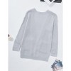 BLUEMING Girls' Oversized Chunky Knit Cardigan Jacket Front Button Thick Sweater with Snug Comfort - 3 of 4