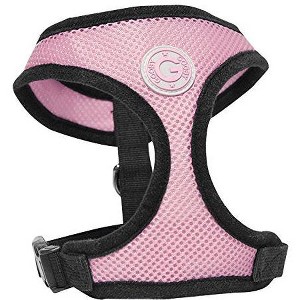 Gooby Soft Breathable Mesh Dog Harness for Pets, Small, Pink - 1 of 1
