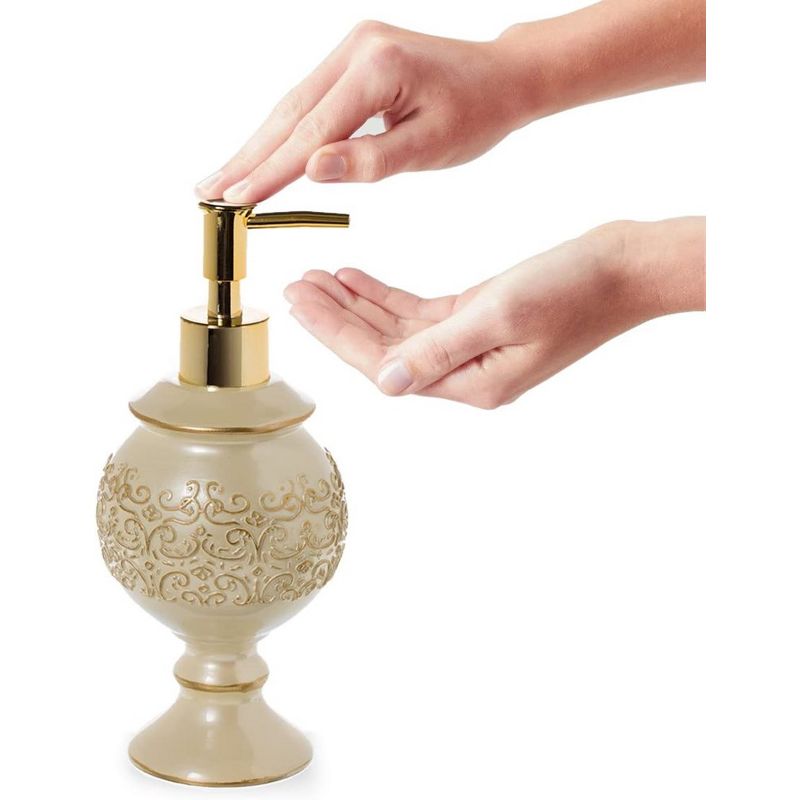 Creative Scents Shannon Beige Lotion Dispenser, 4 of 7