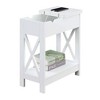 Oxford Flip Top End Table with Charging Station - Breighton Home - image 4 of 4