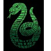 Harry Potter Graphic Slytherin Snake Emblem Black T-shirt Toddler Boy to Youth Boy - image 2 of 3