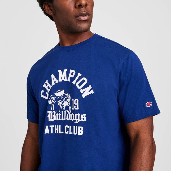 Camiseta gráfica de hombre Champion - Azul oscuro Bulldog 2