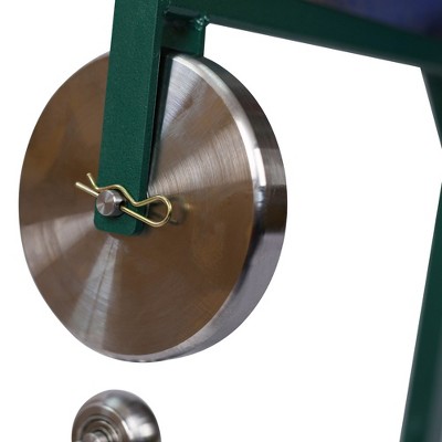 English Wheel, English Wheel For Metal With Lower Wheels And Storage Rack, Big C Base, Hardened Steel English Wheel Shaping Benchtop