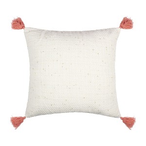 Loretta Gold Slub Decorative Pillow - Levtex Home - 1 of 3