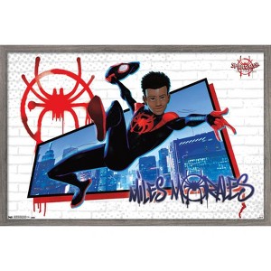 Trends International Marvel Cinematic Universe - Spider-Man - Into The Spider-Verse - Miles Framed Wall Poster Prints - 1 of 4