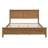 NicBex King/Queen/Full Solid Pine Wood Platform Bed Frame with Headboards,Farmhouse Classic Design Master Bedroom Bed - 3 of 4