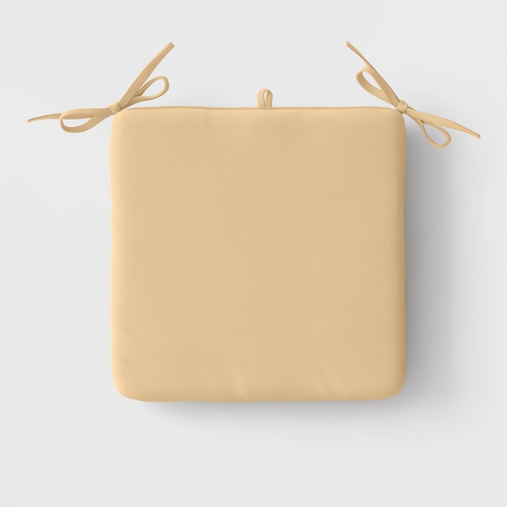 Outdoor Seat Cushion Tan - Room Essentials™