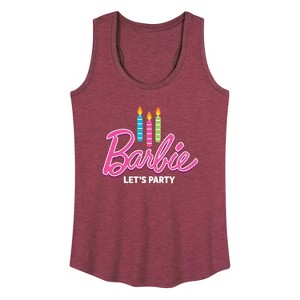 Women's - Barbie - Let's Party Graphic Racerback Tank - 1 of 4